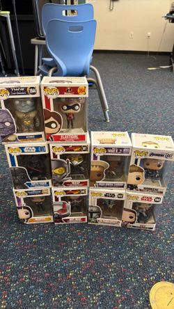 Funko Pops - Star Wars and Marvel