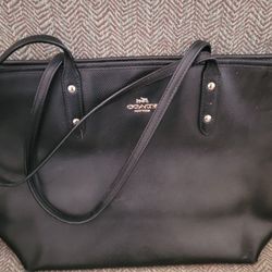 Coach City Tote. Location In Listing.