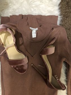 Vestido 👗 size SM heels 👠 size 7.5