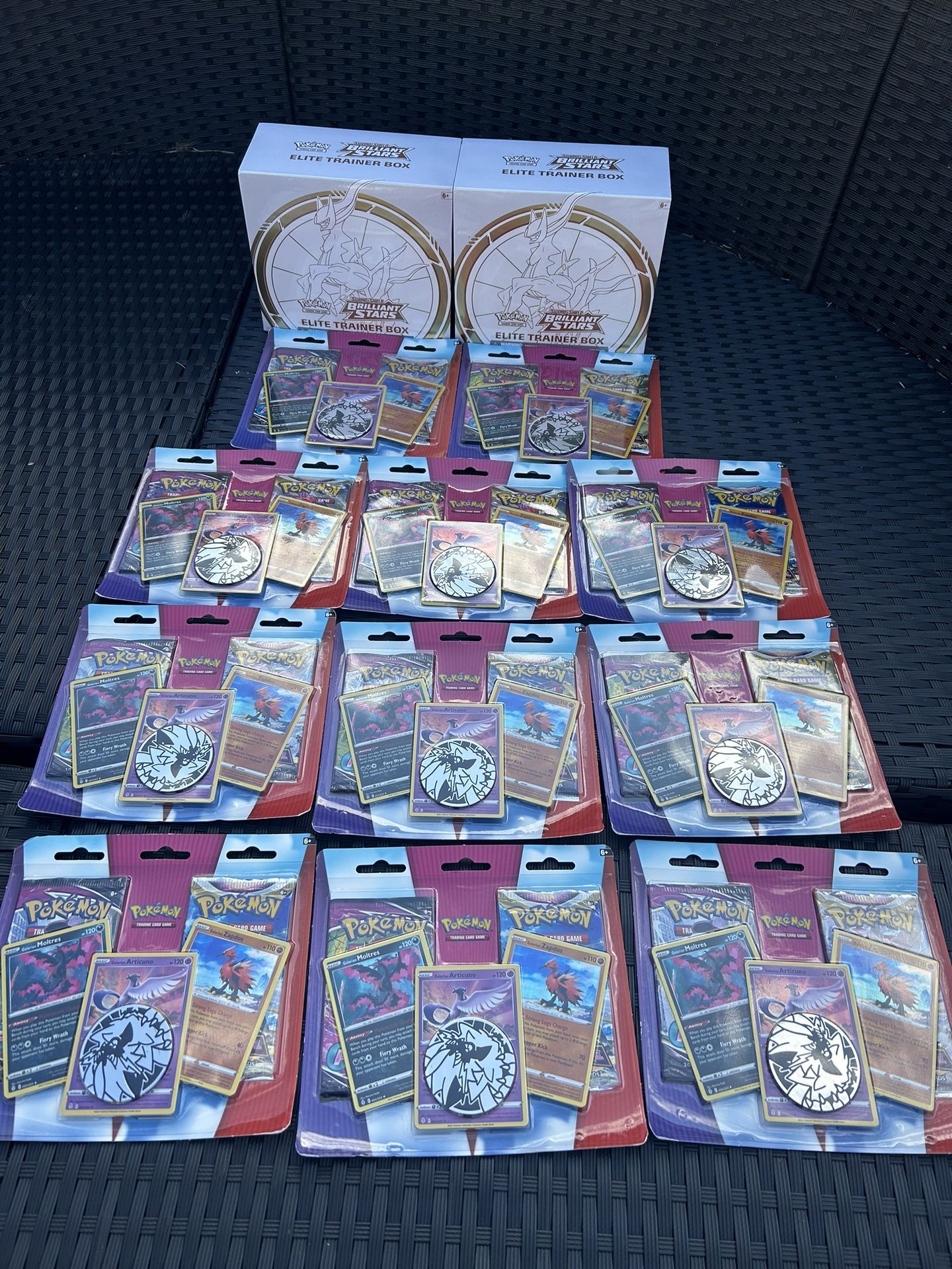 Two Elite Trainer Box And 22 Pokemon Packs 
