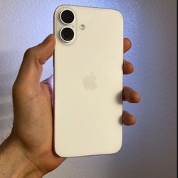 iPhone 16 Plus Unlocked No Sim Restrictions 128gb Takes Sim Cards White Color
