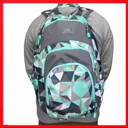 Brand NEW! EASTSPORT Mint/Grey Multipocket Backpack For Everyday Use/School/Work/Outdoors/Traveling/Sports/Gym/Gifts/Back To School
