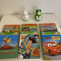 2 Leap Frog Tag Jr units & 6 Books