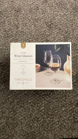 Threshold Hutton Wine Glasses 5-Piece Set