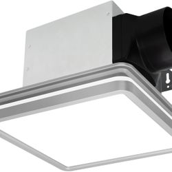 Akicon Bathroom Exhaust Fan with Shower Light, 15W Dimmable 3CCT LED with 3.5W Night Light Vent Fans, 80 CFM, 2 Sones Bath Fan Light Combo for Bathroo