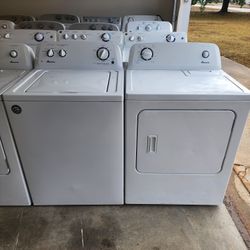CLEAN Amana High Efficiency Washer And Dryer 
