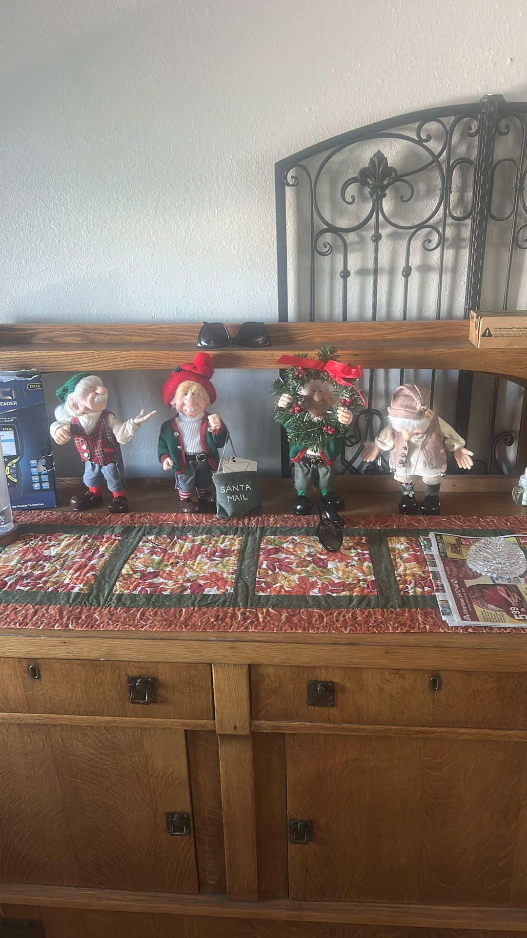 Vintage Zim’s Christmas Figures Lot Of 4