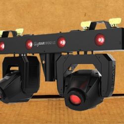 Professional LED Moving Heads Gobo Projector Spotlight Set Wash Effect UV Blacklight Gigbar Bridge ILS Carrying Case Package 🚨 No Credit Needed 🚨 