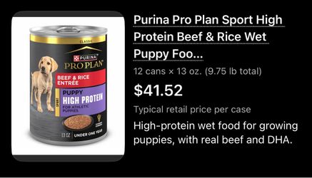 Purina Pro Plan Sport Puppy Wet Food