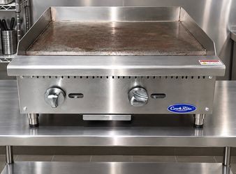 Flat grill restaurant grade countertop griddle
