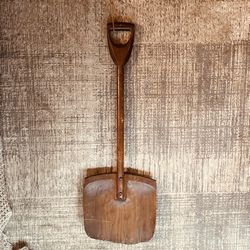 Antique Wooden Shovel 