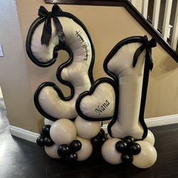 Birthday Balloon Tower