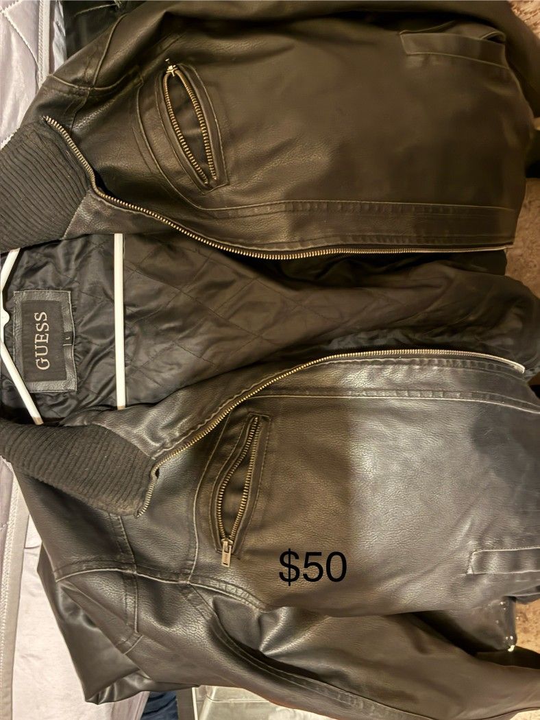 Guess Leather Jacket 
