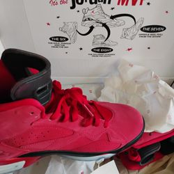 Jordans MVP Red And Black Size 12 Brand New