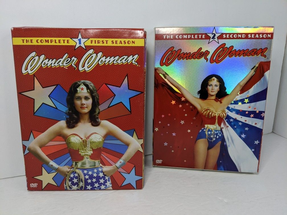 Wonder Woman-Series 1 & 2 (DVD 2005) Complete Set Lynda Carter