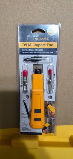 Fluke networks D914 impact tool new