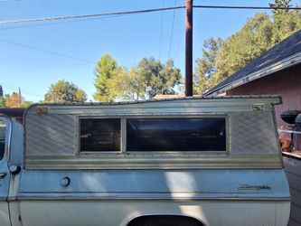 Camper Shell Vintage Aluminum 8ft bed