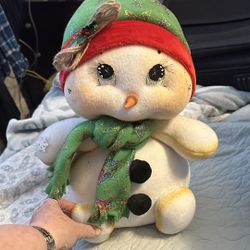 Snowman Hecho A Mano 