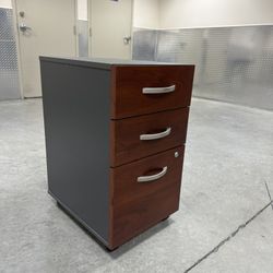 Mobile File Cabinet in Hansen Cherry - Engineered Wood