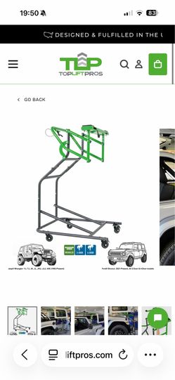 Toplift Pro Jeep hardtop