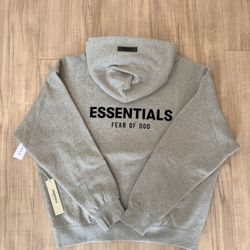🔥 Fear of God Essentials Hoodie – Gray (Size M) 🔥