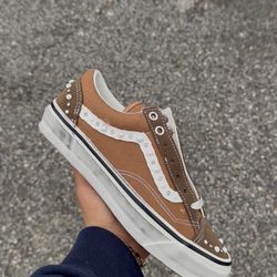 Pearlized Vans Cocoa Brown Multiple Sizes