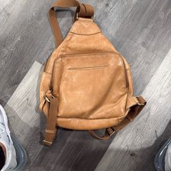 Brown Backpack 