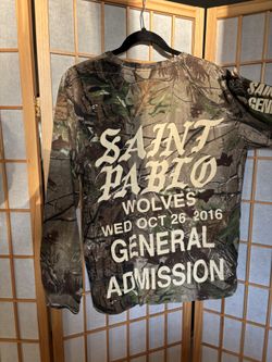 Kanye West 2016 Tour Camo Shirt - Medium - Los Angeles