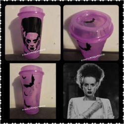 Bride Of Frankenstein Starbucks Hot Cup