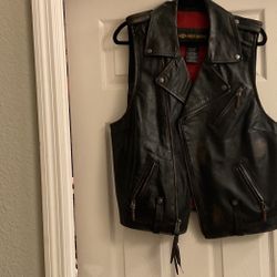 Harley Davidson Leather Vest
