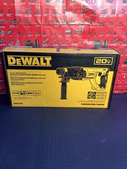 DEWALT 20V MAX CORDLESS BRUSHLESS 1-IN. SDS-PLUS D-HANDLE CONCRETE AND MASONRY ROTARY HAMMER ( TOOL ONLY )