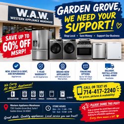 WESTERN APPLIANCE WAREHOUSE SALES