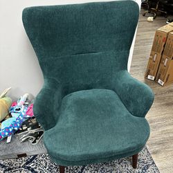 Teal decorative chair