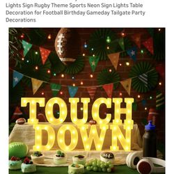 New Touch Down Letters 