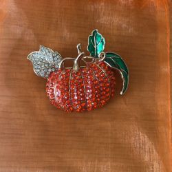 Napier Pumpkin Brooch 