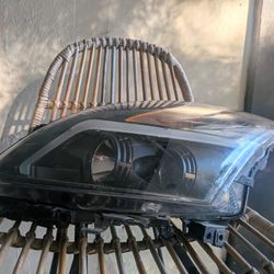 For 07-09 Nissan Altima 4Door LED Right Light Tube Projector Headlight Black Housing