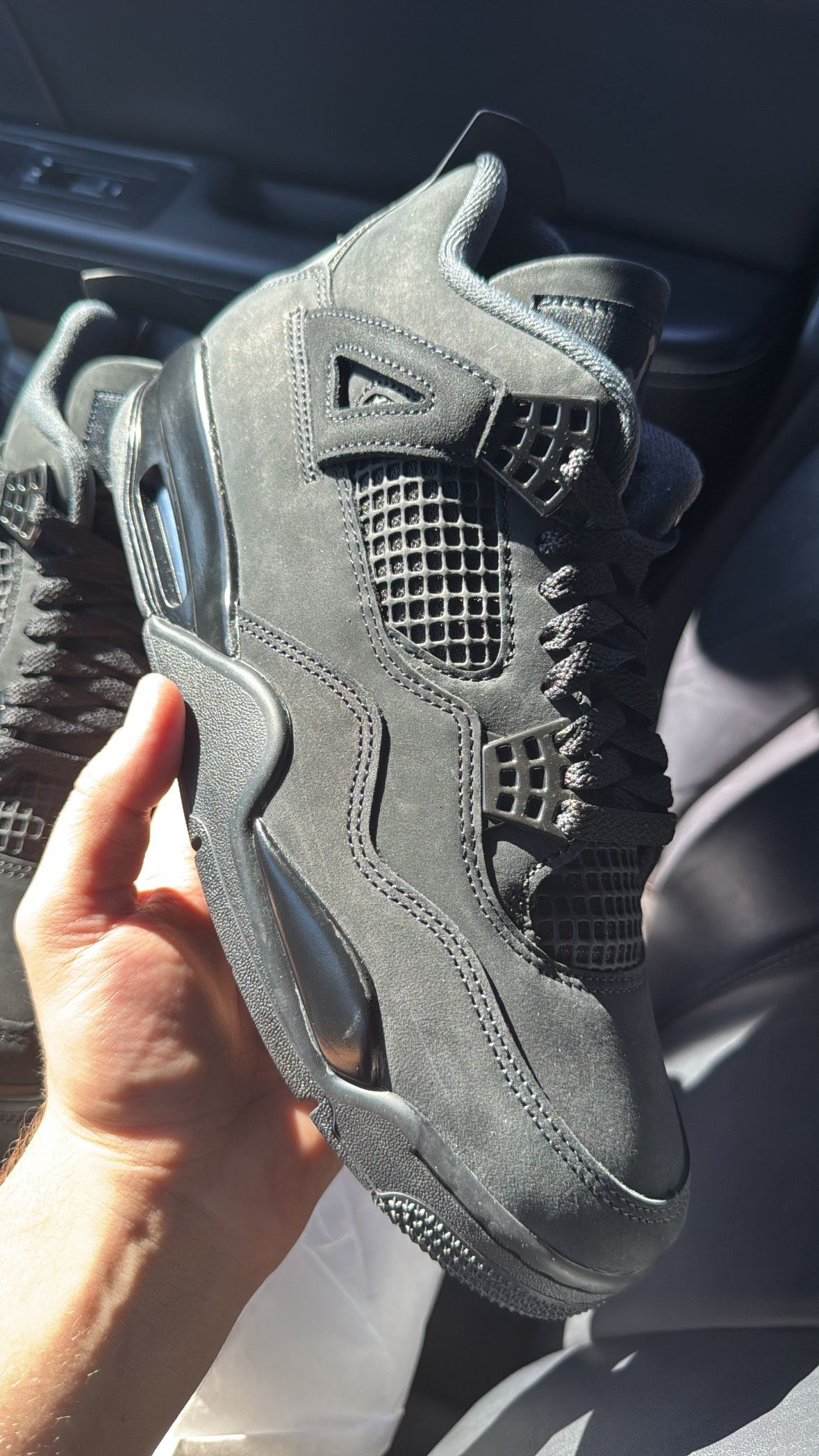 Jordan 4 Black Cat Sizes 6y, 6.5y, 7y, 10 Men, 10.5 Men, 13 Men