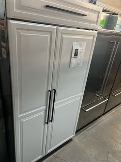Subzero 42”Built-In Side-by-Side Refrigerator Panel-Ready