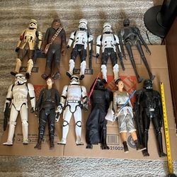 Star Wars Jakks Pacific 18inch Figure Lot Of 11!