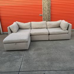FREE DELIVERY! Beige 4-Piece Modular Couch