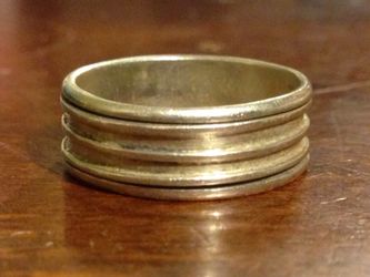 926 Sterling silver fancy ring size 8 1/2 grams 3.8