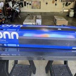 onn 20 Inch Bluetooth 2.1 Channel Soundbar with Multi-Color LED Lighting, Black