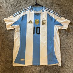 Messi Argentina Jersey Player Edition Size XL 