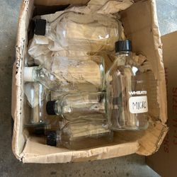 9 Wheaton Glass Bottles