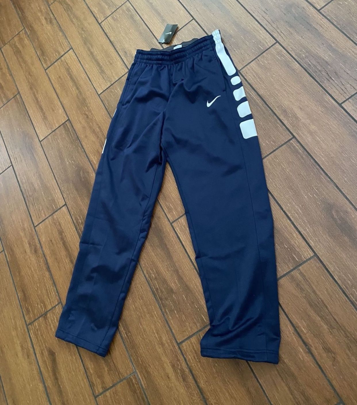 Nike Mens Therma-Fit Elite Basketball Pants Navy Blue
