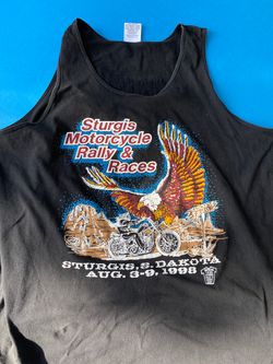 Harley Davidson tank top from 1998 Sturges rally!