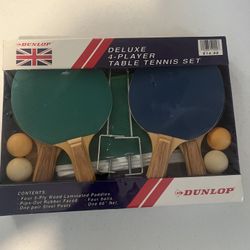 Table Tennis Set (4) Players 