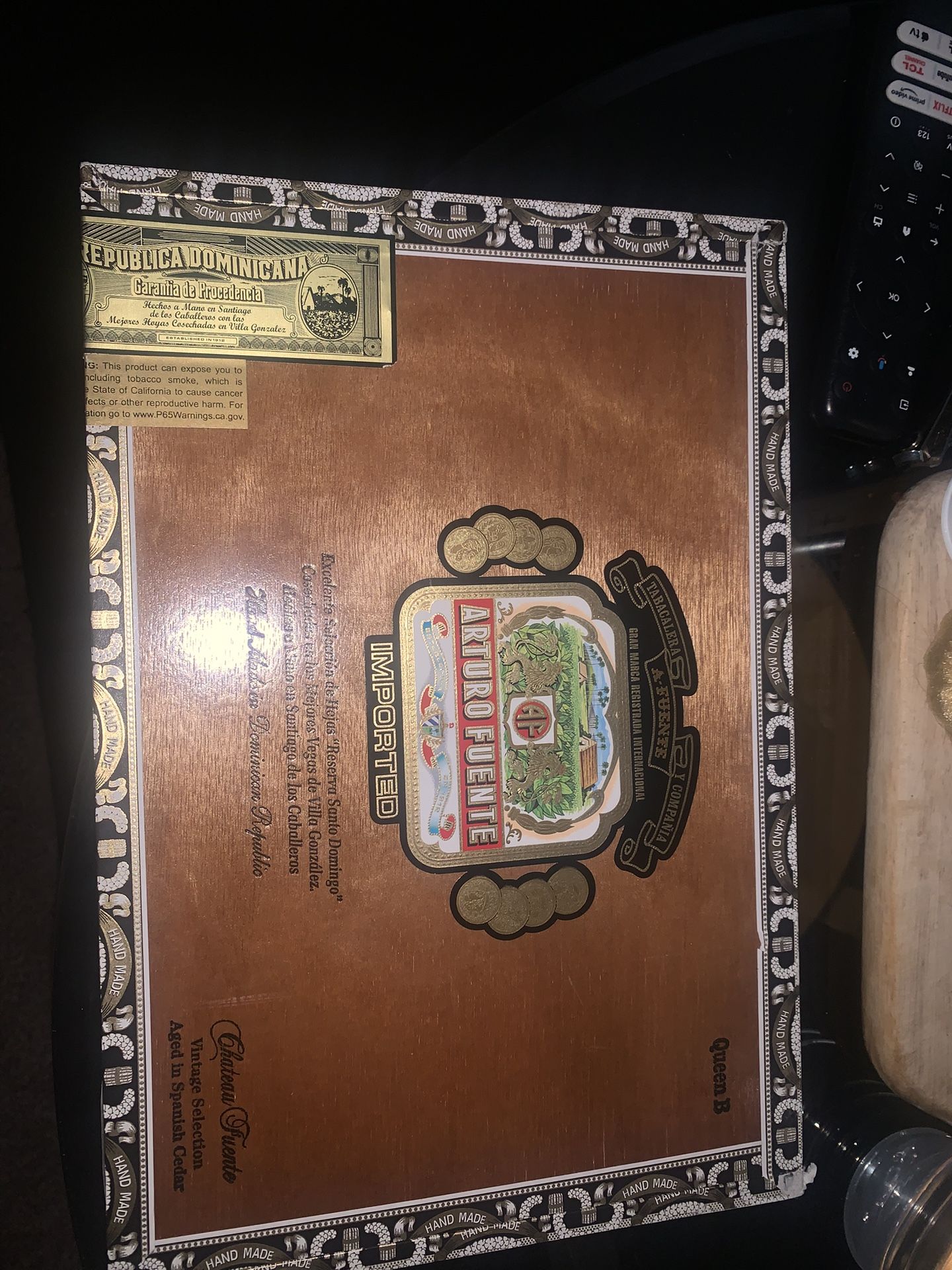 Arturo Fuente Cigar Box!! Poplar For Over 100 Years 