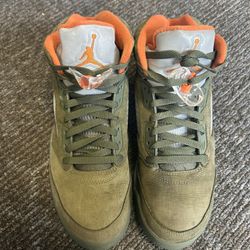 Jordan 5 Olive Size 9.5 Read Description 