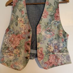 Denim Vest ( on sale)